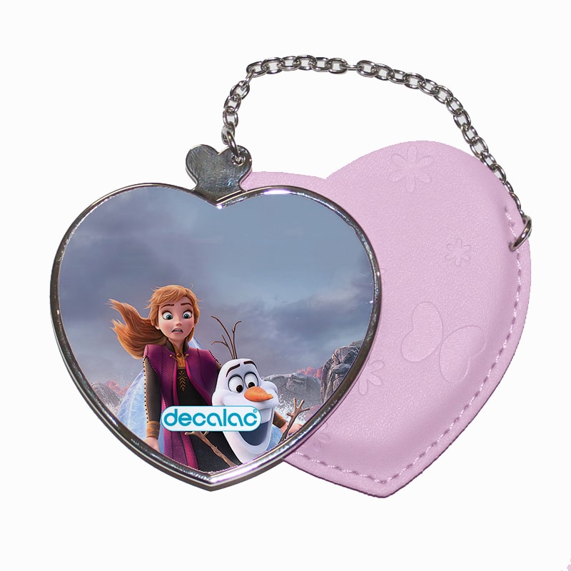 مرآة جيب جلد قلب بتصميم رحلة مائية آنا أولاف مرآة جيب جلد قلب بتصميم رحلة مائية آنا أولاف