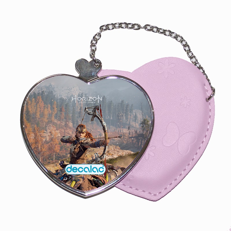 مرآة جيب جلد قلب بتصميم رماية أسهم إلوي هورايزن زيرو داون مرآة جيب جلد قلب بتصميم رماية أسهم إلوي هورايزن زيرو داون