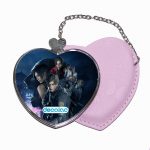 مرآة جيب جلد قلب بتصميم ريزدنت ايفل 2 جميع الشخصيات