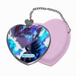 مرآة جيب جلد قلب بتصميم شوتو وتودوروكي من أكاديميتي للأبطال