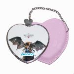 مرآة جيب جلد قلب بتصميم صياد وحوش ذا ويتشر