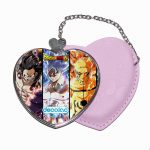 مرآة جيب جلد قلب بتصميم قوة الابطال كل الانميات