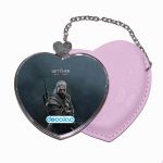 مرآة جيب جلد قلب بتصميم قوة جيرالت من ريفي ذا ويتشر 3 وايلد هانت