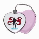 مرآة جيب جلد قلب بتصميم قوة كانيكي طوكيو الغول