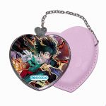 مرآة جيب جلد قلب بتصميم معركه في أكاديميتي للأبطال