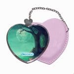 مرآة جيب جلد قلب بتصميم هالوين مخيف