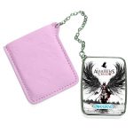 مرآة جيب جلد مستطيلة بتصميم أساسنز كريد الجناح الأسود