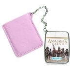 مرآة جيب جلد مستطيلة بتصميم أساسنز كريد جميع الشخصيات