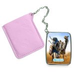 مرآة جيب جلد مستطيلة بتصميم أساسنز كريد حورس