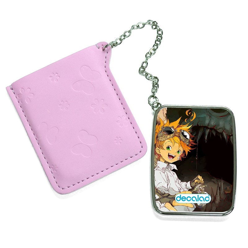 مرآة جيب جلد مستطيلة بتصميم إيما من نيفرلاند مرآة جيب جلد مستطيلة بتصميم إيما من نيفرلاند