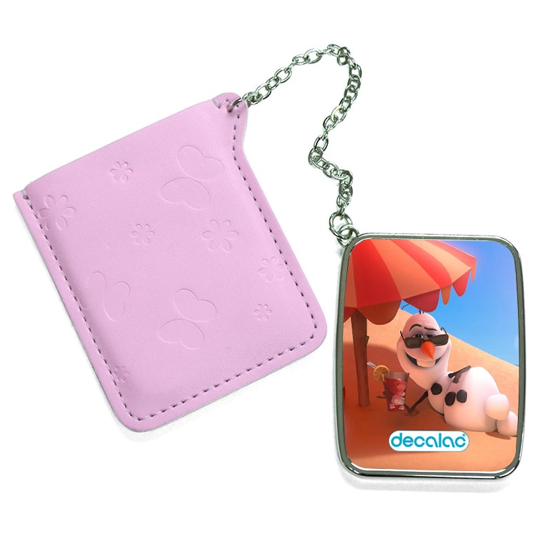 مرآة جيب جلد مستطيلة بتصميم اجازه أولاف مرآة جيب جلد مستطيلة بتصميم اجازه أولاف