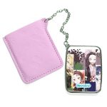 مرآة جيب جلد مستطيلة بتصميم اصدقاء قاتل شيطان