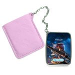 مرآة جيب جلد مستطيلة بتصميم الجميله إلوي هوريزن زيرو دون