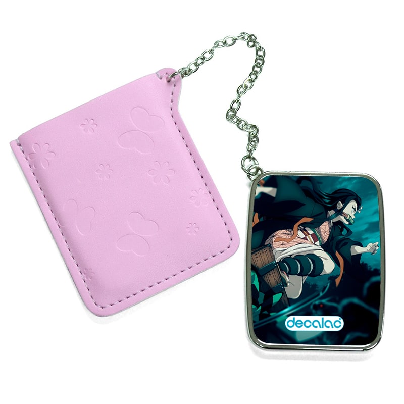 مرآة جيب جلد مستطيلة بتصميم الشقيقان ضد قاتل الشياطين مرآة جيب جلد مستطيلة بتصميم الشقيقان ضد قاتل الشياطين