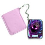 مرآة جيب جلد مستطيلة بتصميم الغراب رافين فورت نايت