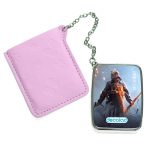 مرآة جيب جلد مستطيلة بتصميم اللعبه القتاليه باتلفيلد 1