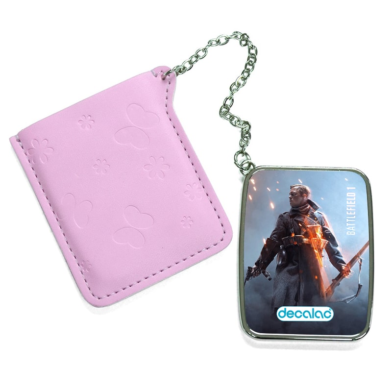 مرآة جيب جلد مستطيلة بتصميم اللعبه القتاليه باتلفيلد 1 مرآة جيب جلد مستطيلة بتصميم اللعبه القتاليه باتلفيلد 1