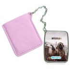 مرآة جيب جلد مستطيلة بتصميم باتلفيلد 1 التخفي جيدا