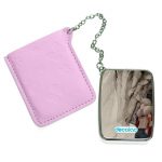 مرآة جيب جلد مستطيلة بتصميم باكوغو أكاديميتي للأبطال