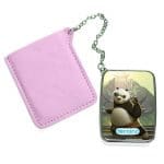 مرآة جيب جلد مستطيلة بتصميم بو كونغ فو باندا