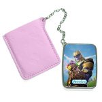 مرآة جيب جلد مستطيلة بتصميم ثانوس فورتنايت