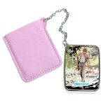 مرآة جيب جلد مستطيلة بتصميم ديث نوت عالم الشياطين