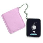 مرآة جيب جلد مستطيلة بتصميم رائد فضاء