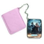 مرآة جيب جلد مستطيلة بتصميم رزدنت إيفل 2 ريميك