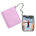 مرآة جيب جلد مستطيلة بتصميم سبايدر مان ايرون مان