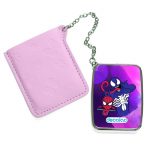 مرآة جيب جلد مستطيلة بتصميم  سبيدر مان رسم