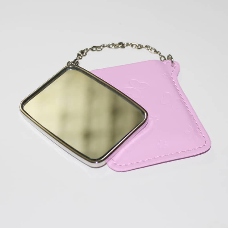 مرآة-جيب-جلد-مستطيلة-بتصميم-سحليه-2