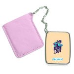 مرآة جيب جلد مستطيلة بتصميم سيارة سباق