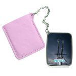 مرآة جيب جلد مستطيلة بتصميم سيف فضي أفعواني من ذا ويتشر 3 وايلد هانت