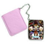 مرآة جيب جلد مستطيلة بتصميم شخصيات أكاديميتي للأبطال