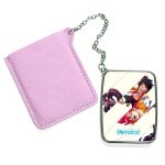 مرآة جيب جلد مستطيلة بتصميم ضربه القبضه كل الانميات