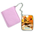 مرآة جيب جلد مستطيلة بتصميم غضب ناتسو فيري تيل