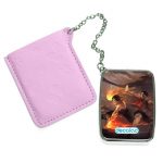 مرآة جيب جلد مستطيلة بتصميم قتال اللحيه البيضاء ون بيس