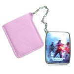 مرآة جيب جلد مستطيلة بتصميم قتال جماعي باتلفيلد