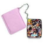 مرآة جيب جلد مستطيلة بتصميم قتال كل الانميات