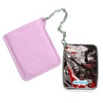 مرآة جيب جلد مستطيلة بتصميم قتال ليفاي هجوم العمالقة