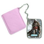 مرآة جيب جلد مستطيلة بتصميم قتال مع القراصنه أساسنز كريد