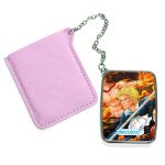 مرآة جيب جلد مستطيلة بتصميم قوة الثلاثة أشقاء ون بيس