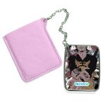 مرآة جيب جلد مستطيلة بتصميم قوة لاو ون بيس