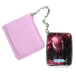 مرآة جيب جلد مستطيلة بتصميم كارنج سبايدر مان