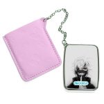 مرآة جيب جلد مستطيلة بتصميم كانيكي طوكيو غول