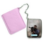 مرآة جيب جلد مستطيلة بتصميم كول أوف ديوتي قناص