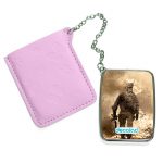 مرآة جيب جلد مستطيلة بتصميم كول أوف ديوتي نيران المعركه