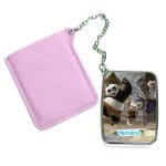 مرآة جيب جلد مستطيلة بتصميم كونغ فو باندا