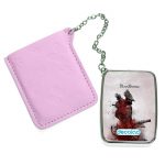 مرآة جيب جلد مستطيلة بتصميم لعبه بلود بورن