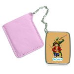 مرآة جيب جلد مستطيلة بتصميم لوفي و زورو ون بيس